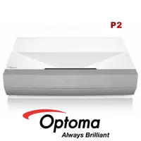 在飛比找PChome24h購物優惠-OPTOMA 奧圖碼 P2 4K UHD 超短焦 家庭劇院投