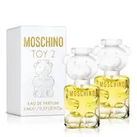 在飛比找PChome24h購物優惠-Moschino 熊芯未泯２女性淡香精小香(5ml)X2入