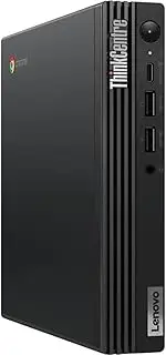 Lenovo ThinkCentre M60q Chromebox Tiny Desktop Computer, Intel Celeron 7305 1.1GHz, 4GB RAM, 64GB eMMC, Chrome OS, Black