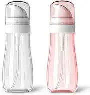 Taicols 2 Pcs Empty Bottle with Pump, Push Pump Bottle, Travel Plastic Bottle, Refillable Pump Bottles for Dispensing Lotions Shampoos Hand Sanitizer Cleanser Cosmetics Cream Beauty Products (100 ml)