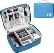 YOUBDM Electronics Organizer Travel Cable Organizer Bag Waterproof Portable Digital Storage Bag Electronic Accessories Case Cable Charger Organizer Case
