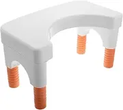 Kisangel Portable Potty Training Stool for Adults Squatting Toilet Seat Footrest Ergonomic Step Stool for Bathroom