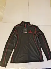 StormTech performance Windbreaker/ Practice Warm up Men's LG Black/Red