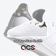 adidas 休閒鞋 Stan Smith W 白 金 女鞋 皮革 花卉圖騰 小白鞋 運動鞋【ACS】 EH2037