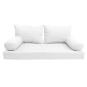 *COVER ONLY*-Style 2 Daybed Mattress Bolster Pillow Covers Knife Edge Full-AD106