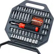 83 piece Ratchet Driver And Socket Bit Set