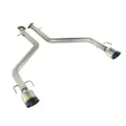 Remark Axle Back Exhaust w/Burnt Single Wall Tip Fits 2021+ Lexus IS350