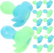 Sosoport 20pcs Gravity Luminous Radish Hammer Sticks for Decompression Light Up Mallet Fun Engaging Occasions