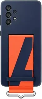 Samsung Galaxy A73 5G Official Case - Silicone Cover with Strap - Navy