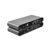 2 Computers 1 HDMI Monitor Automatic KVM Switch 8K@60Hz, Hotkey Switching, ED...