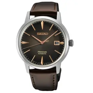 【SEIKO 精工】PRESAGE 調酒師懷舊創新機械情侶對錶_SK028(4R35-01T0M SRPD37J1/4R35-05E0J SRPJ17J1)