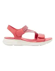 [Active Flex] Neon Sandals in Red Multi