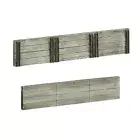 Bachmann Scenecraft 44-0509 Wood Sleeper Retaining Walls OO Gauge