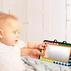 Tummy Time Floor Mirror Visually Inspire 0-3 Years Old Baby Mirror Newborn Gift