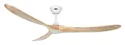 Designer Ceiling Fan Without Light Eco Genuino White Wood 180 Remote Control