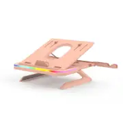 Adjustable Laptop Stand with 9 Levels of Lighting