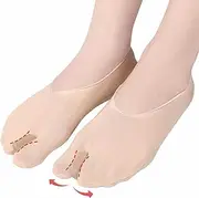 Bunions Splint Socks - Forefoot Compression Sleeves Pair - Bunions Comforter and Split Toe Alignment Sleeve to Reduce Toe Friction and Reduce Forefoot