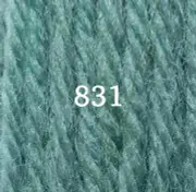 Appleton Tapestry Wool - 11 Yd Skein - Bright Peacock Blue / Green Color 831