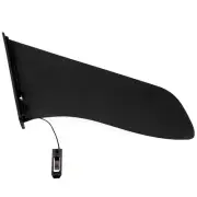Surf Fin SUPS Fin Surfboard Slide-in Surf Fin 1pc 27.5*25*4.5cm Black Inflatable