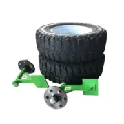 SHIPPING CONTAINER WHEELS (PAIR) WITH LANCRUISER HUB , RIMS , TYRES