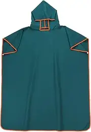 Changing Robe Towel Poncho with Hood, Microfiber Quick Dry Lightweight Changing Towel, Beach Surf Drying Towels for Adults Swimming Pool Surfing Beach (Blue)