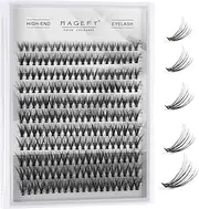 MAGEFY DIY Lash Extension Kit 220 PCS Individual Eyelash Extension Kit 20D 0.07C Lash Clusters 9-13mm Individual Eyelashes Cluster