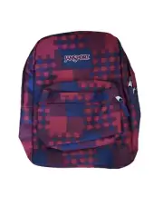 Jansport SuperBreak Backpack, Viking Red Cross Block