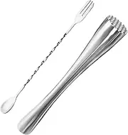 IMIKEYA 1set Ice Muddler Ergonomic Swizzle Stick for Cocktails Drinks Pestle for Muddling Fruits Spices for Bars Restaurants Home Use