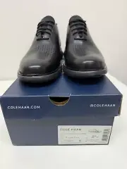 Cole Haan - Men's 2.0 Zerogrand Laser Wing Oxford Shoe, Black Leather, 8.5 M US