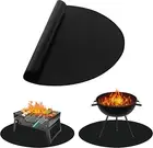 Fire Pit Mat, 40 X 40 Inch round Fireproof Mat, Outdoor Fire Pit Mat, Folding...