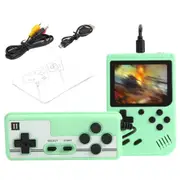 Built-in 500 Classic Games Gameboy 2-Player Mode Handheld Retro Video Game Console Kids Gifts-Green