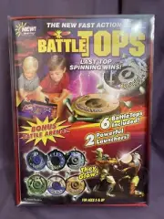 Vintage Battle Tops Idea Village 6 Tops 2 launchers Bonus Arena glow game NEW