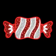 Candy Cane Fudge Lane 90cm Rope Light Motif