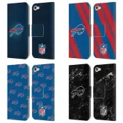 NFL BUFFALO BILLS ARTWORK LEATHER BOOK WALLET CASE FOR APPLE iPOD TOUCH MP3