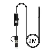 3 in 1 Borescope for Smartphone Camera HD MicroUSB TypeC 5 5mm Lens