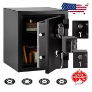 Compact 0.83 Cu Ft Fire-Resistant Safe - Security with Programmable Keypad