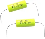 2pcs 250V 4.7uf Audio Speaker Divider Crossover Non-Polarity