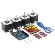TWO TREES 4-Lead Nema17 Stepper Motor + CNC Shield V3 Engraving Machine 3D Printer + A4988 Driver Expansion Board UNO R3