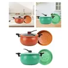 Micro Pressure Cooker Multipurpose 7L Soup Pot for Boiling Cereals Noodles