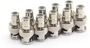 RuiLing 10 Pack RCA Female Plug to BNC Male Jack Adapters Coaxial Connector for CCTV Video