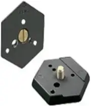 Manfrotto 030HAS Hasselblad Fit 1/4" and 3/8" Heaxagonal Release Plate for Rc0