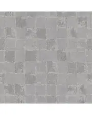 A-Street Prints Varak Silver Checkerboard Wallpaper