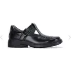 Clarks Ingrid Junior Black Leather Comfort Girls Kids School Shoes