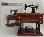 Sartoirius Music Mini Vintage Sewing Machine Music Box - NEW WORKS