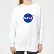 NASA Logo Insignia Women's Sweatshirt - White