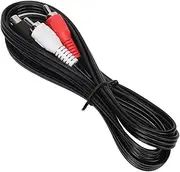 POENVFPO Mini Din 4pin to Calear Cable Signal Transmission Adapter for DVD TV HDTV VCR CD CD 4.9FT