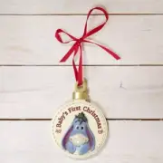 Baby''s First Christmas Hanging Decoration - Eeyore