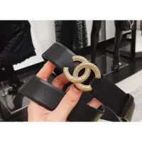 在飛比找Yahoo!奇摩拍賣優惠-【二手正品】 Chanel 香奈兒 皮帶 腰帶 3cm CC