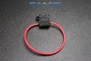 (1) 14 GAUGE ATC FUSE HOLDER IN-LINE AWG WIRE COPPER 12V BLADE WATERPROOF EE