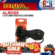 DNA ALR033 3M 3.5MM Stereo Plug To 3.5MM Right Angle Plug Audio Lead